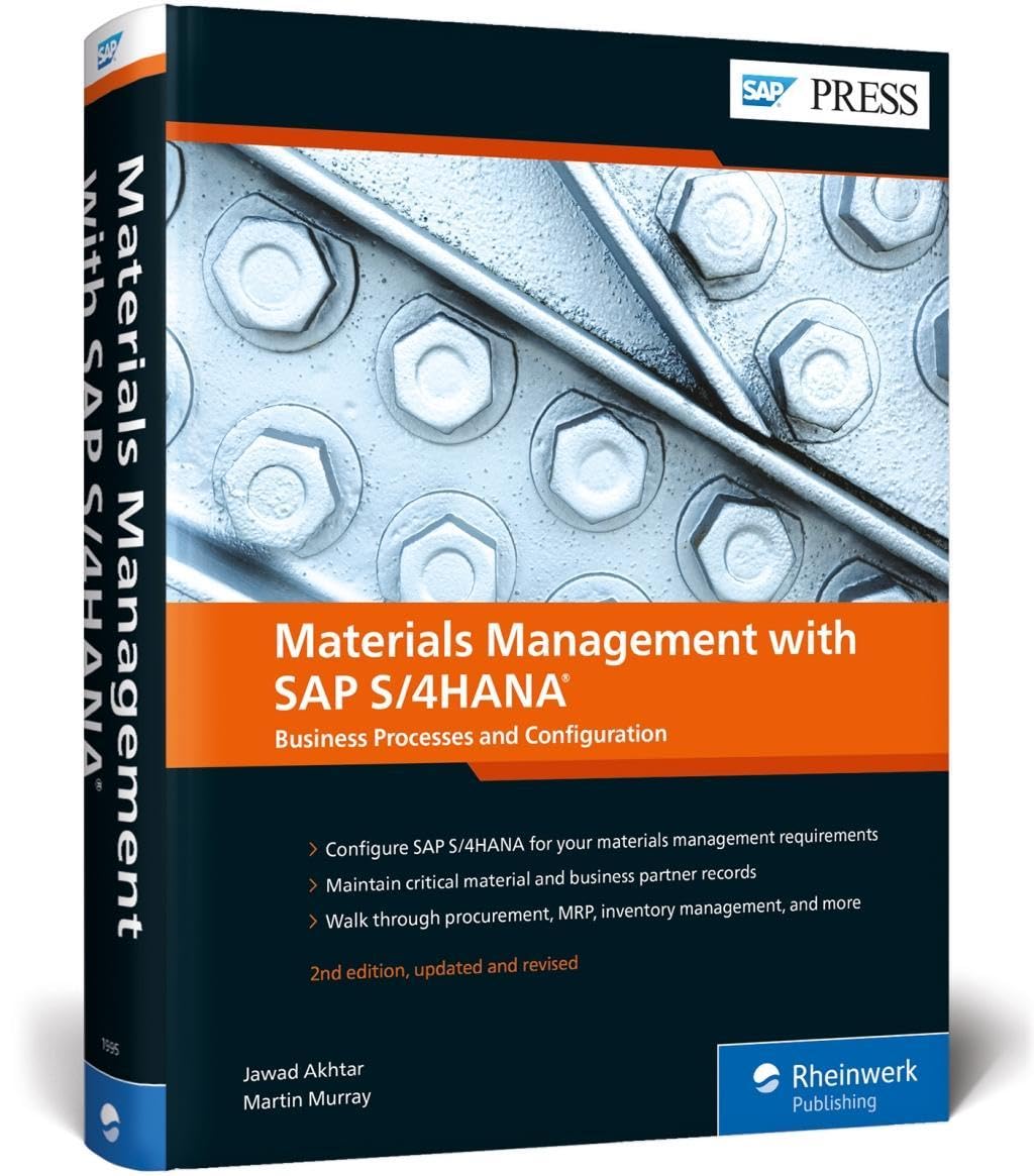 Materials Management with SAP S/4HANA (2nd Edition) — used book cover