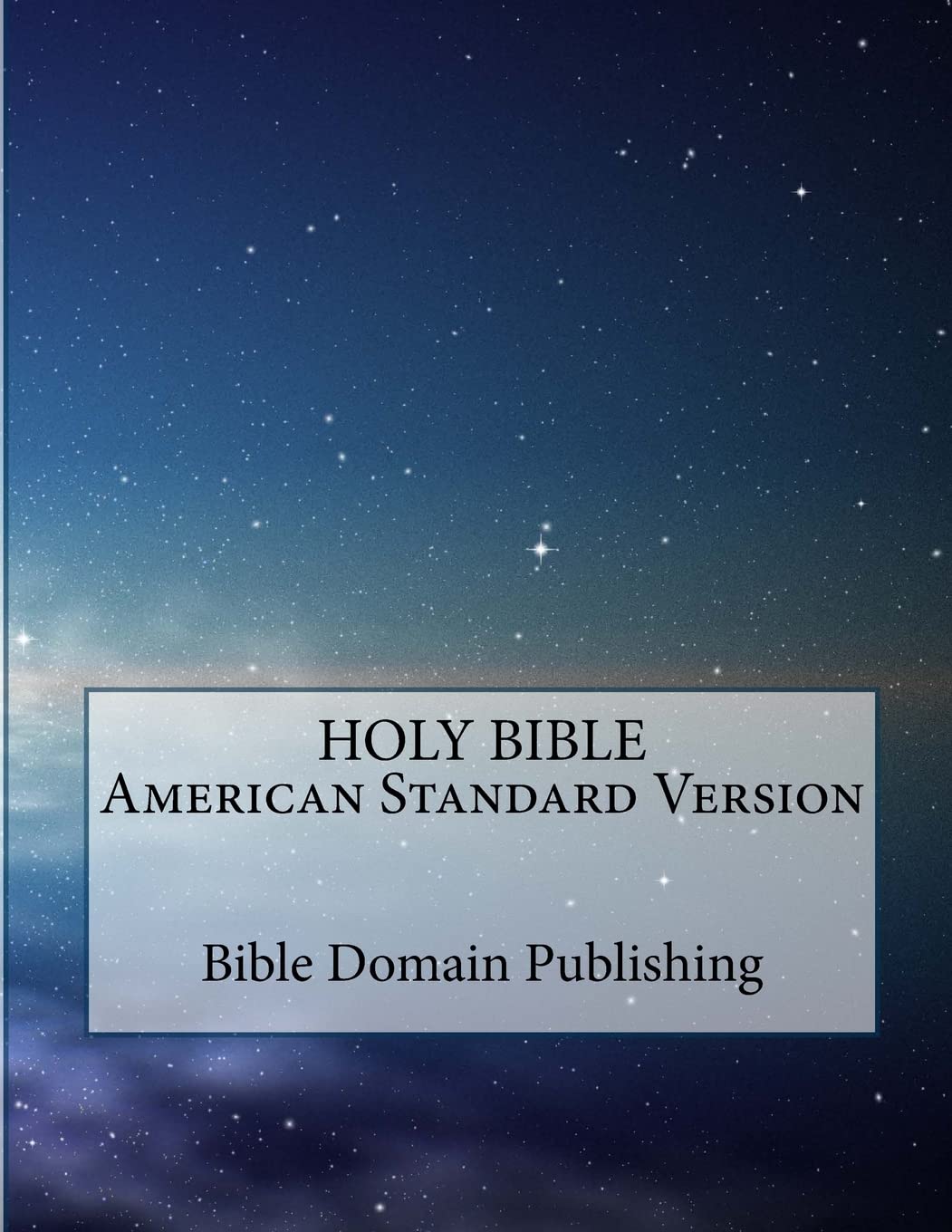 Holy Bible American Standard Version — used book cover