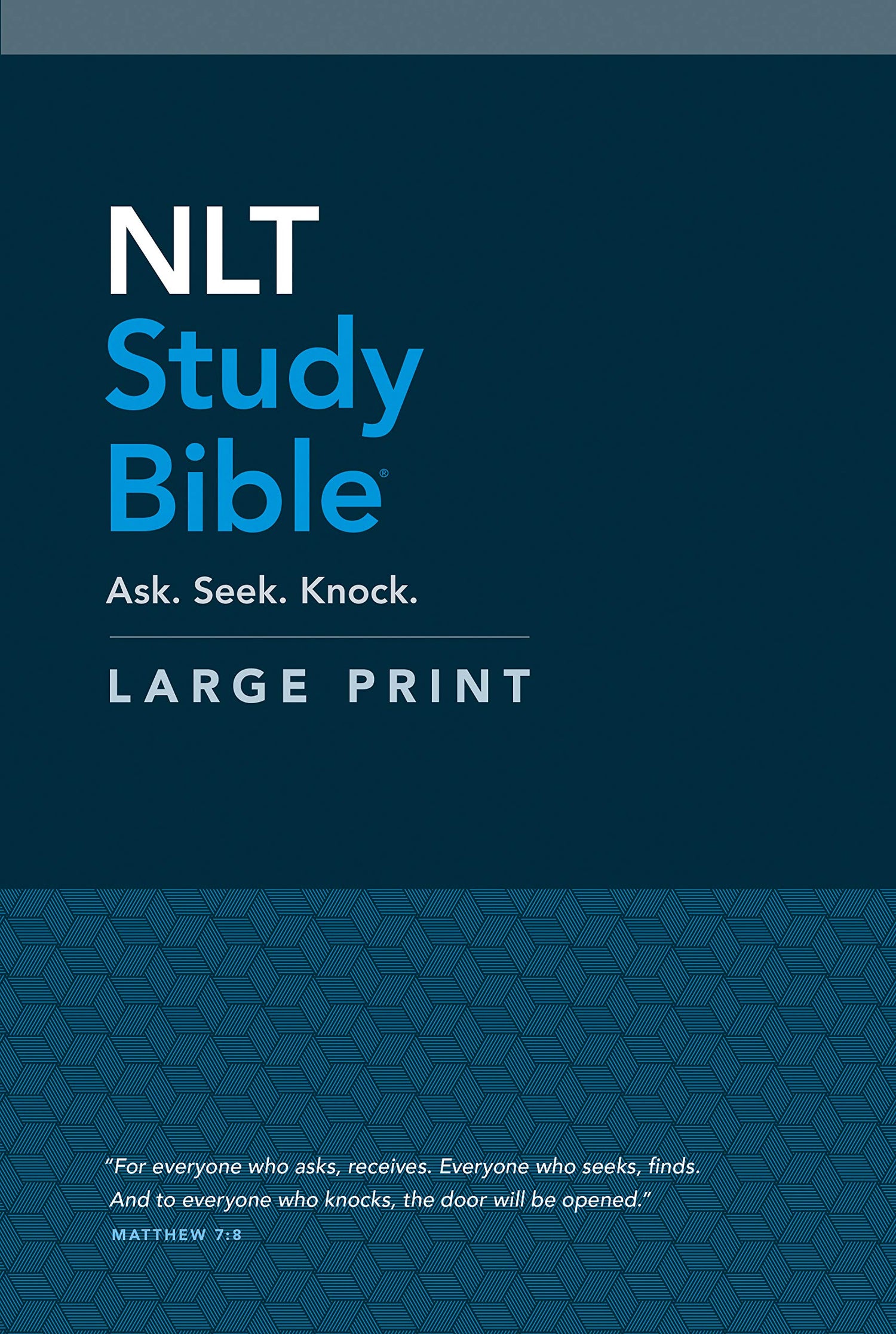 NLT Study Bible Large Print — used book cover