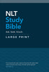NLT Study Bible Large Print — used book cover