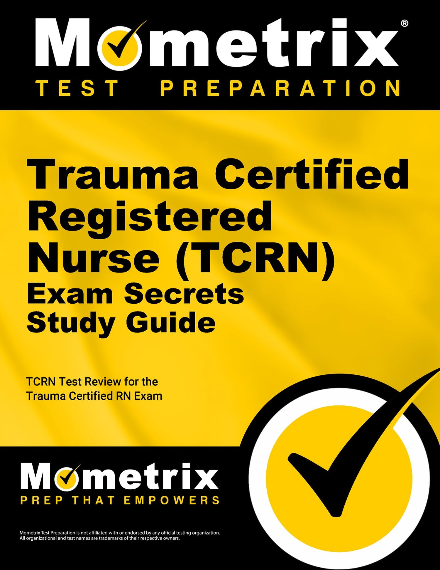 Trauma Certified Registered Nurse (TCRN) Exam Secrets Study Guide — used book cover