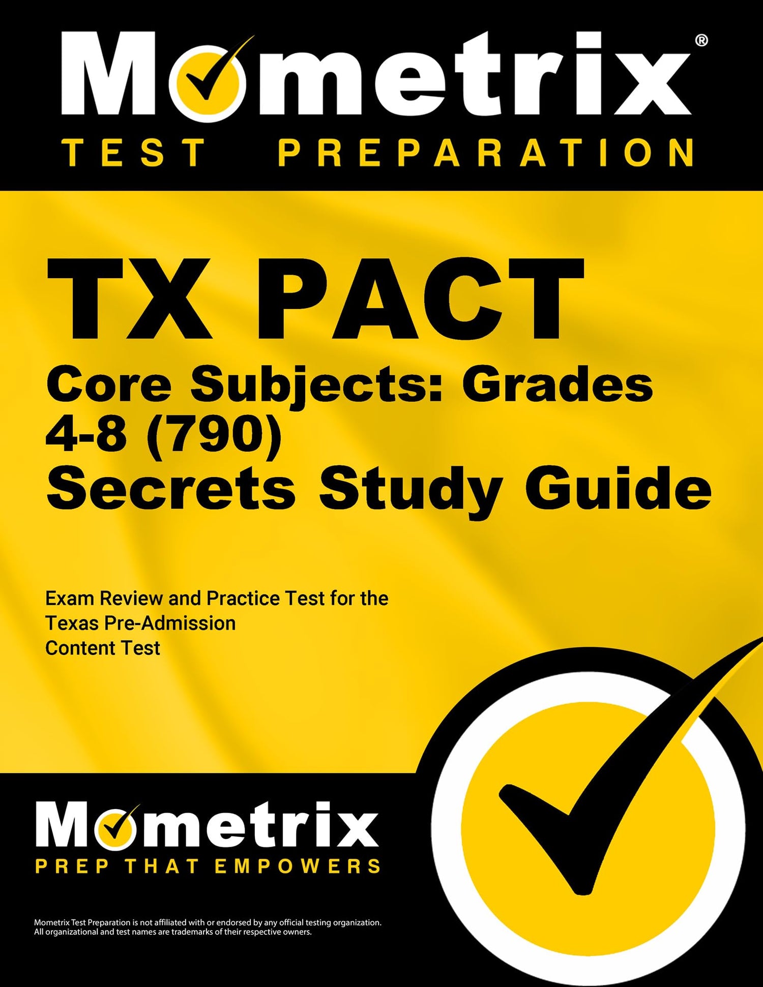 TX PACT Core Subjects — used book cover