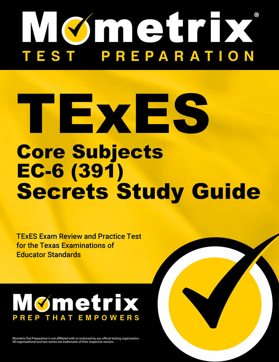 TExES Core Subjects EC-6 (391) Secrets Study Guide — used book cover
