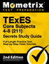 TExES Core Subjects 4-8 (211) Secrets Study Guide - Full-Length Practice Test, Step-by-Step Video Tutorials [2nd Edition] — used book cover