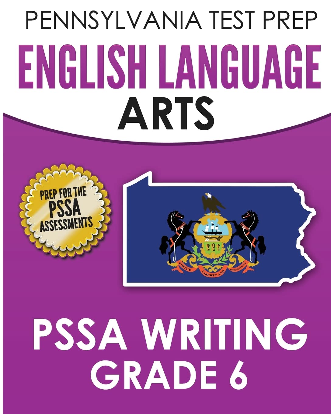 PENNSYLVANIA TEST PREP English Language Arts PSSA Writing Grade 6 — used book cover