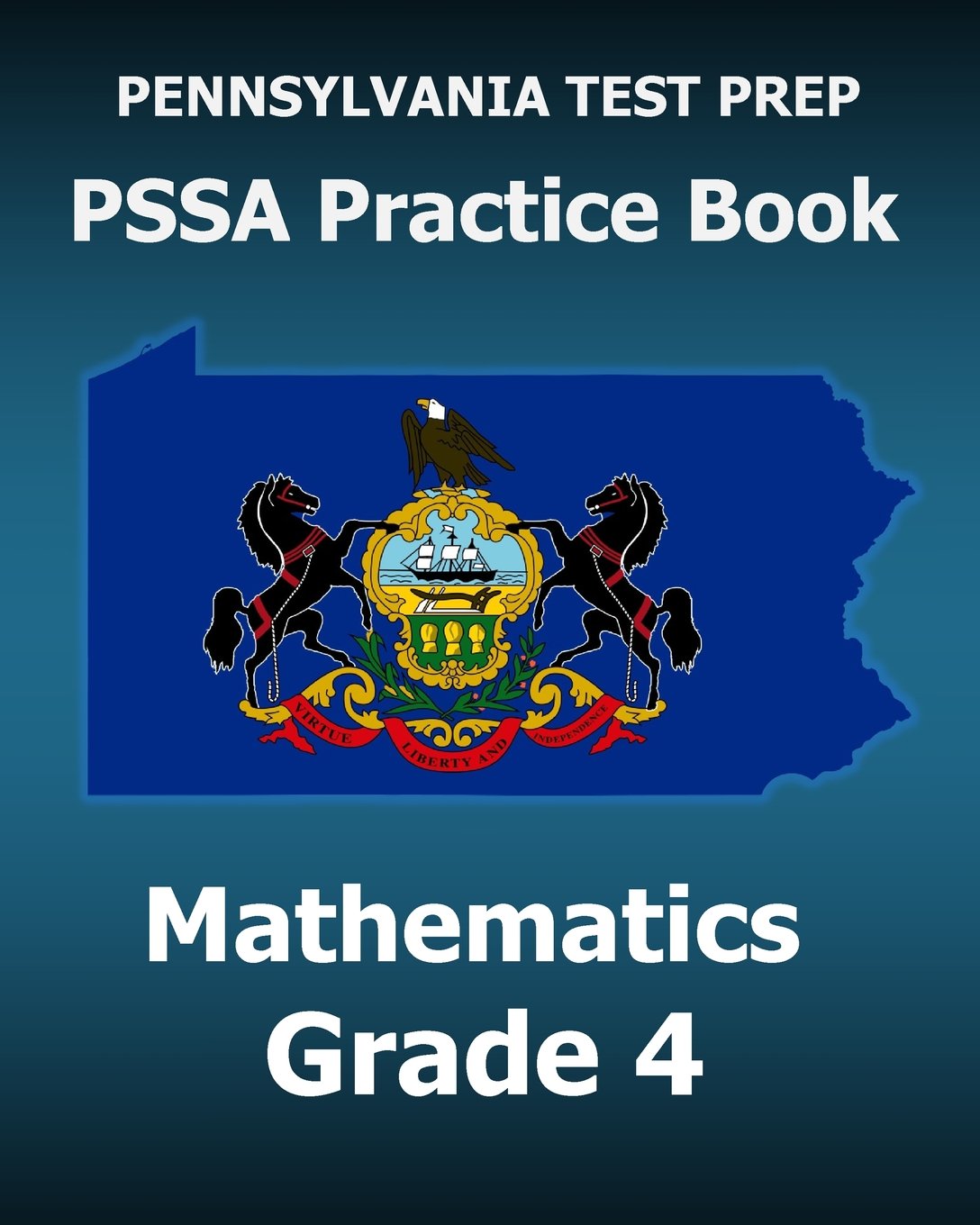 PENNSYLVANIA TEST PREP PSSA Practice Book Mathematics Grade 4 — used book cover