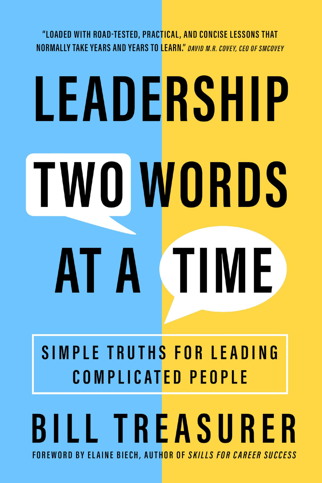 Leadership Two Words at a Time — used book cover