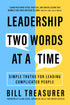Leadership Two Words at a Time — used book cover