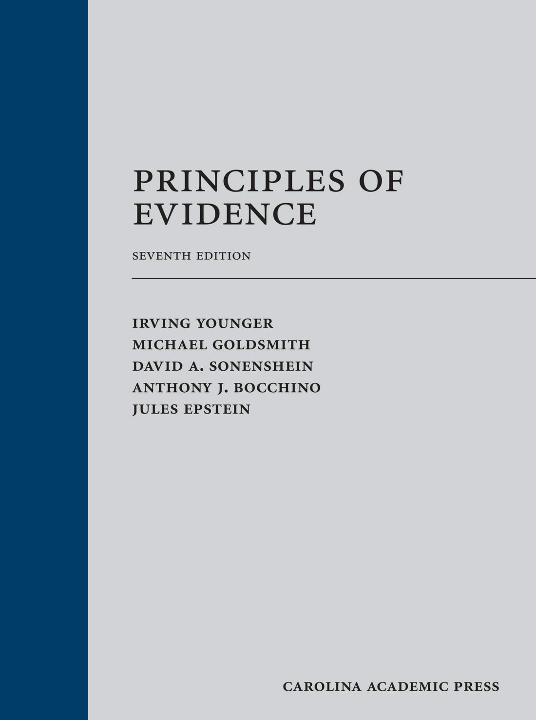 Principles of Evidence — used book cover