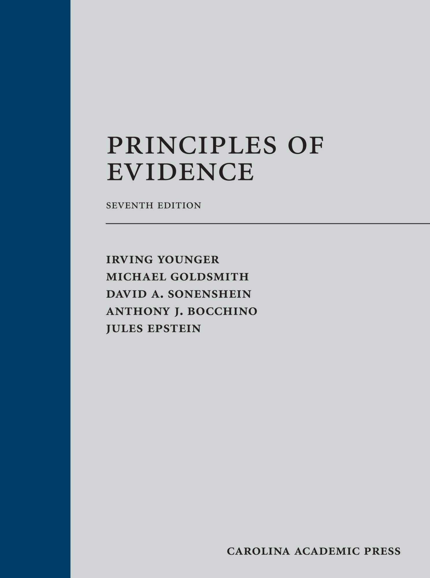 Principles of Evidence — used book cover
