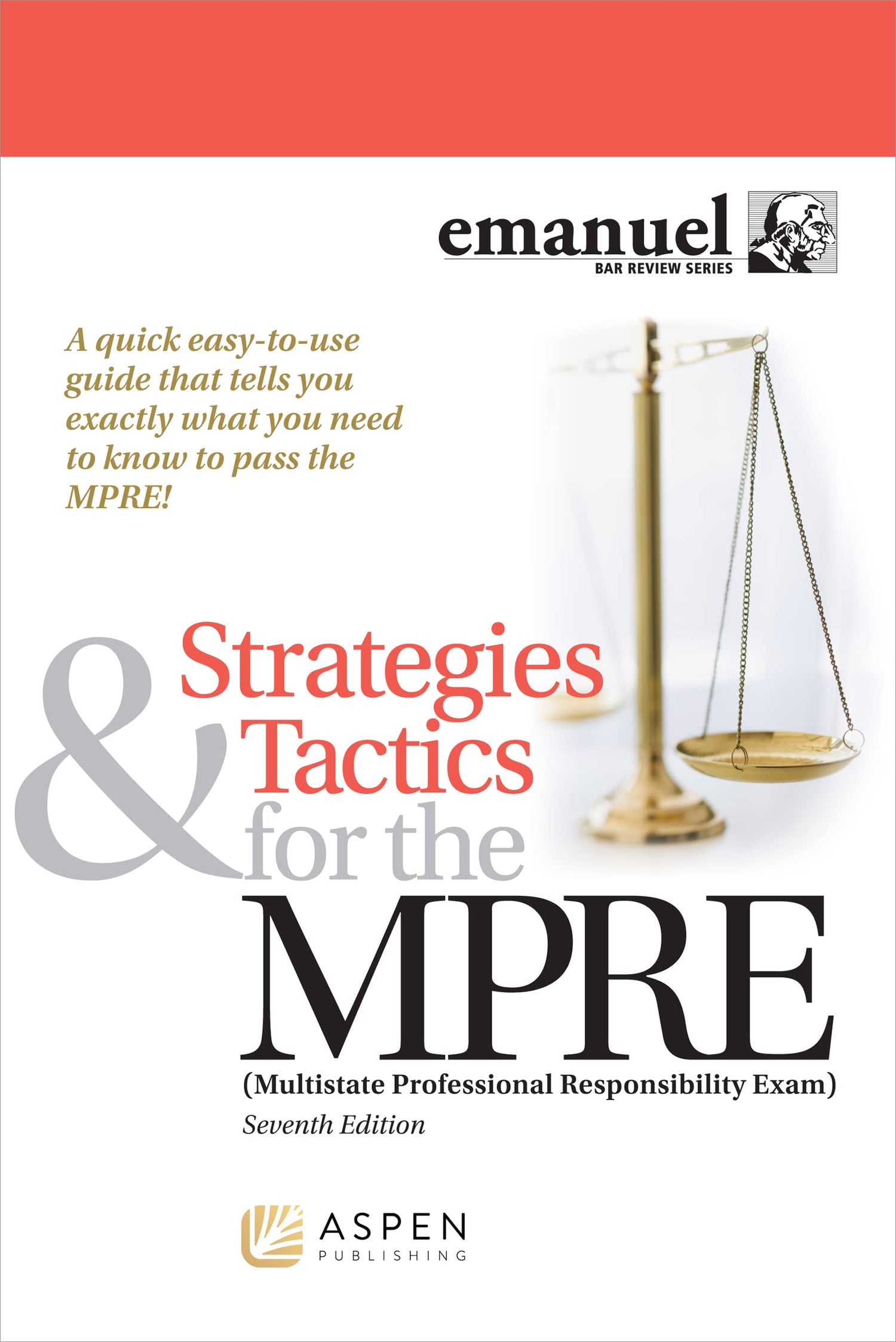Strategies &amp; Tactics for the MPRE — used book cover
