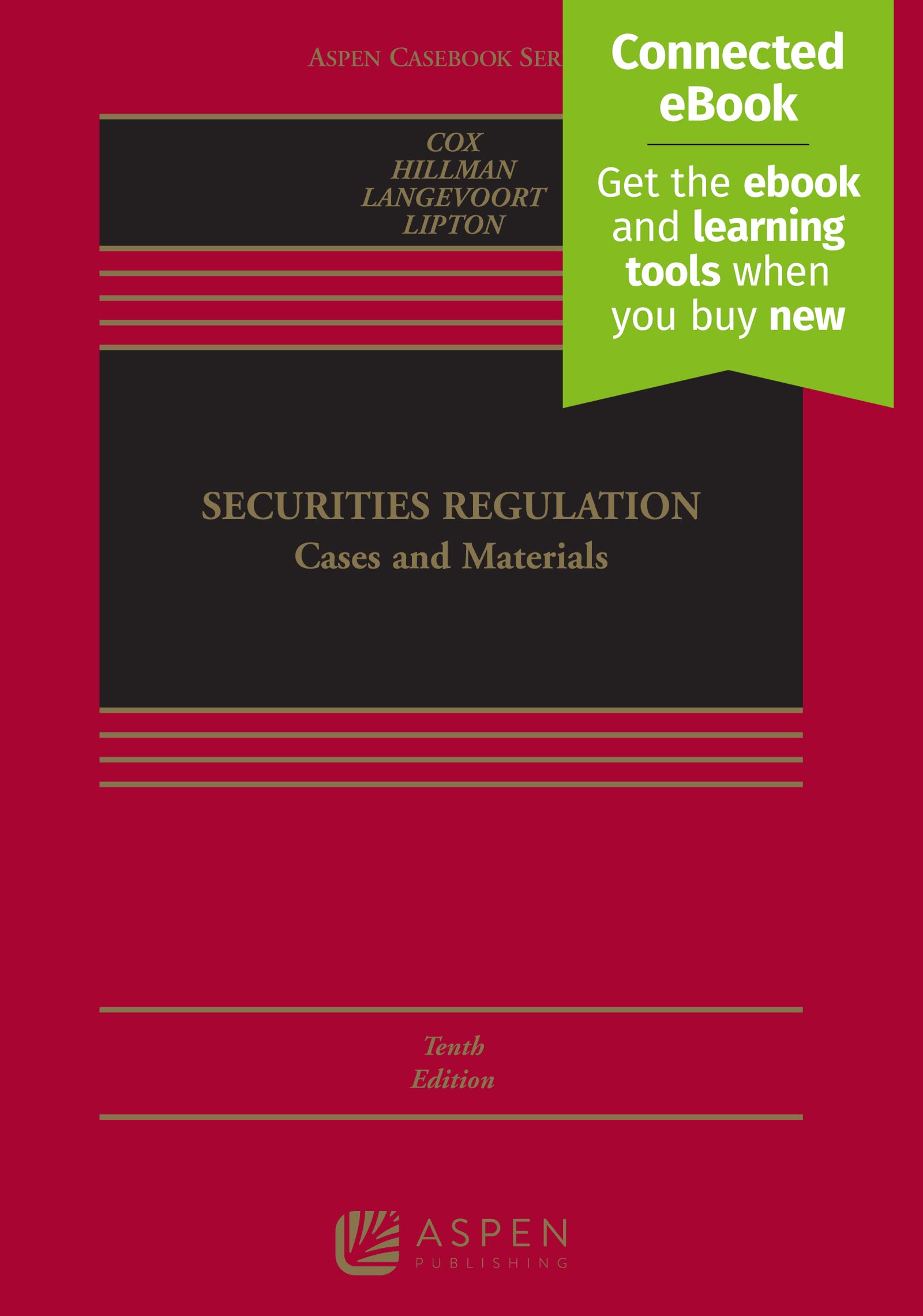 Securities Regulation: Cases and Materials [Connected Ebook] — used book cover