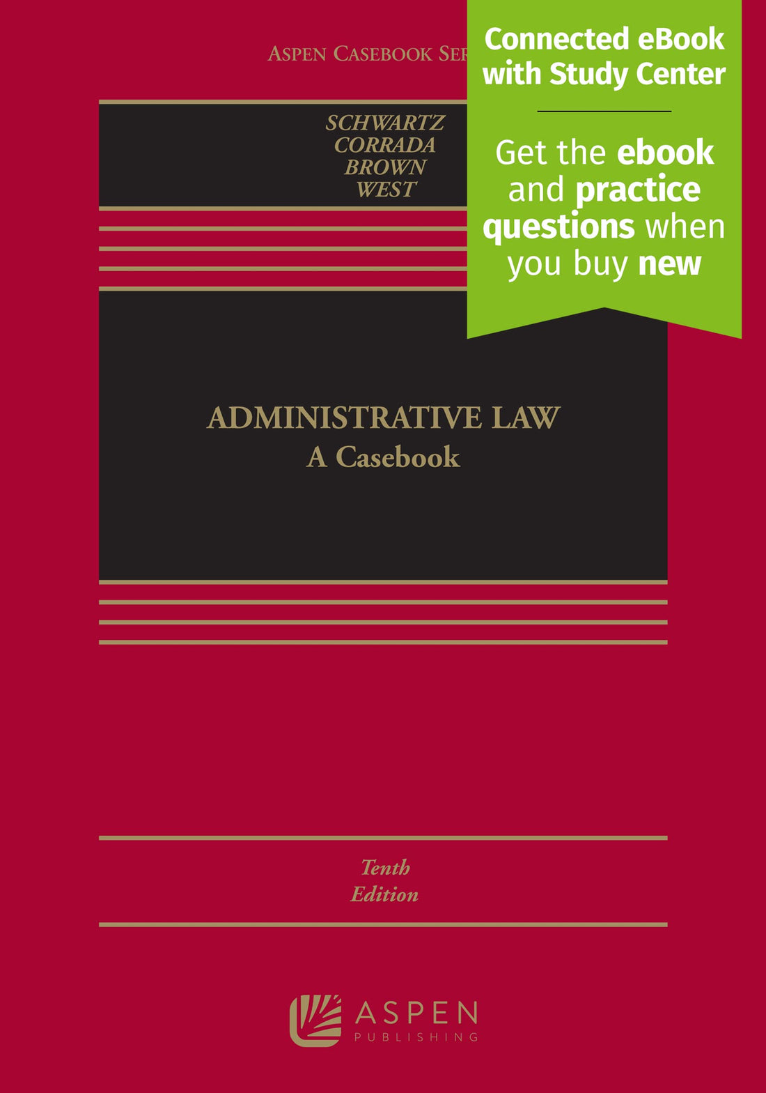 Administrative Law: A Casebook [Connected eBook with Study Center] — used book cover