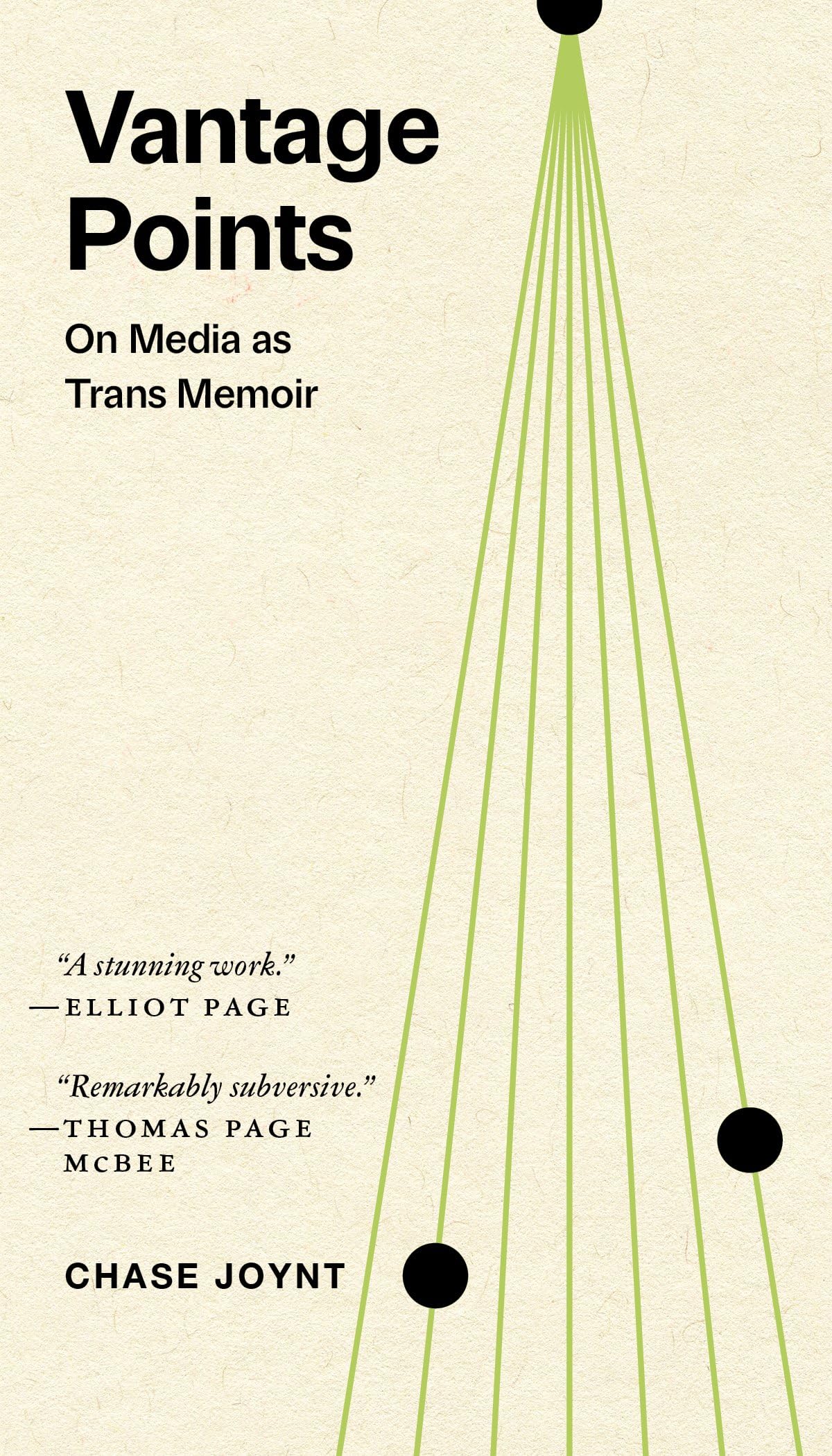 Vantage Points: On Media as Trans Memoir — used book cover
