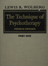 The Technique of Psychotherapy — used book cover