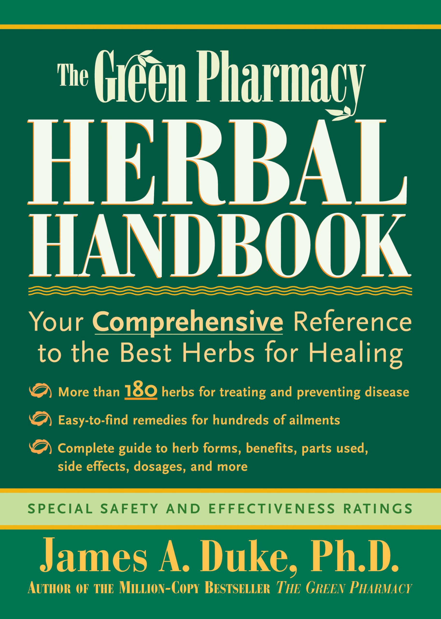 The Green Pharmacy Herbal Handbook — used book cover