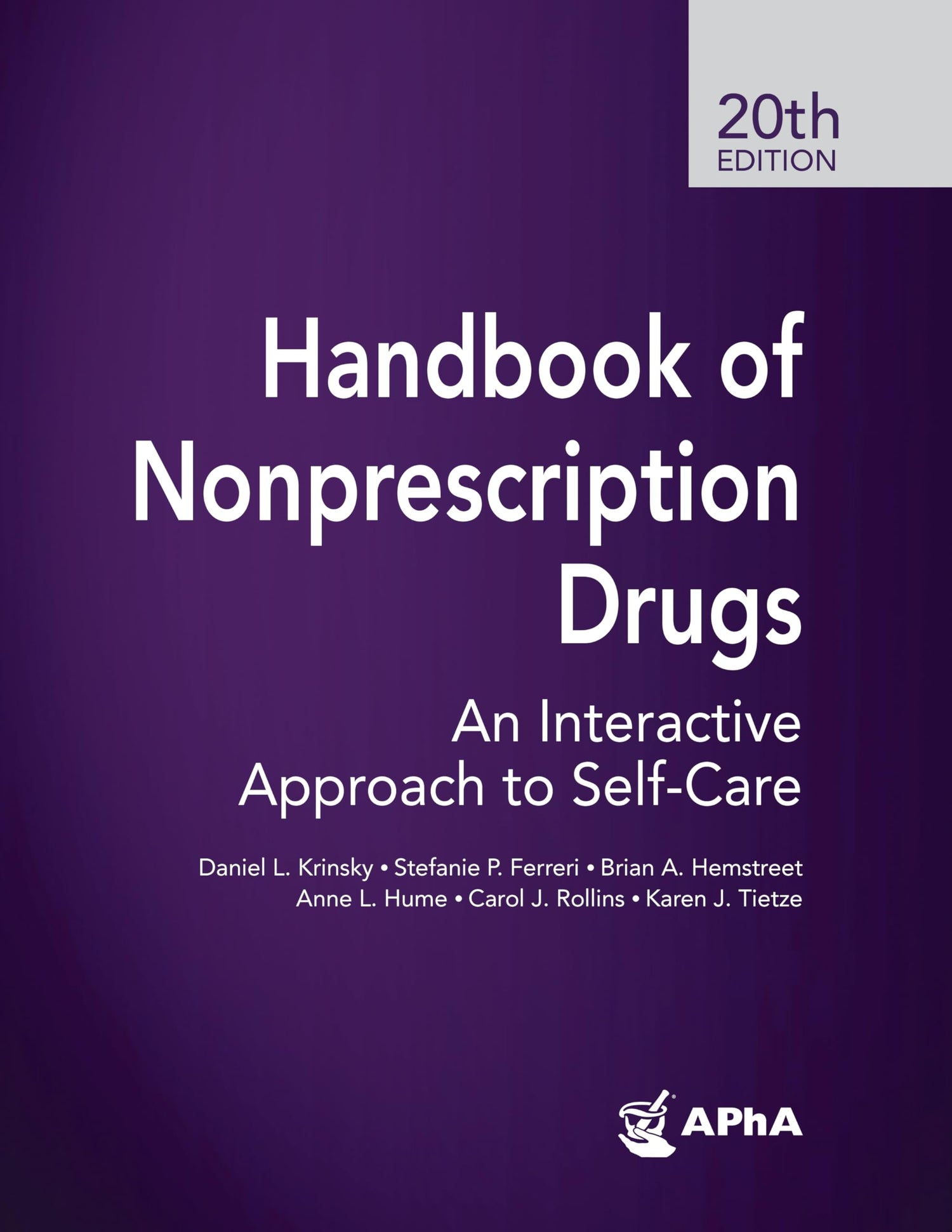 Handbook of Nonprescription Drugs — used book cover