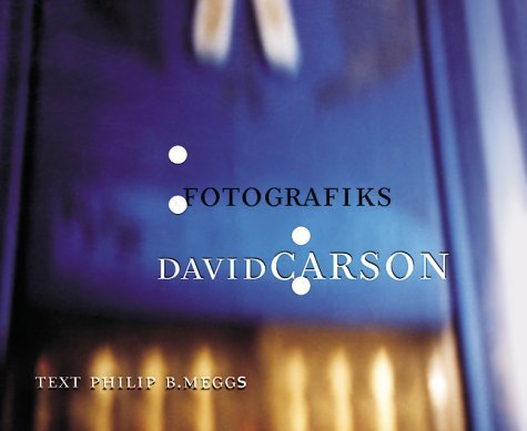 Fotografiks - David Carson — used book cover