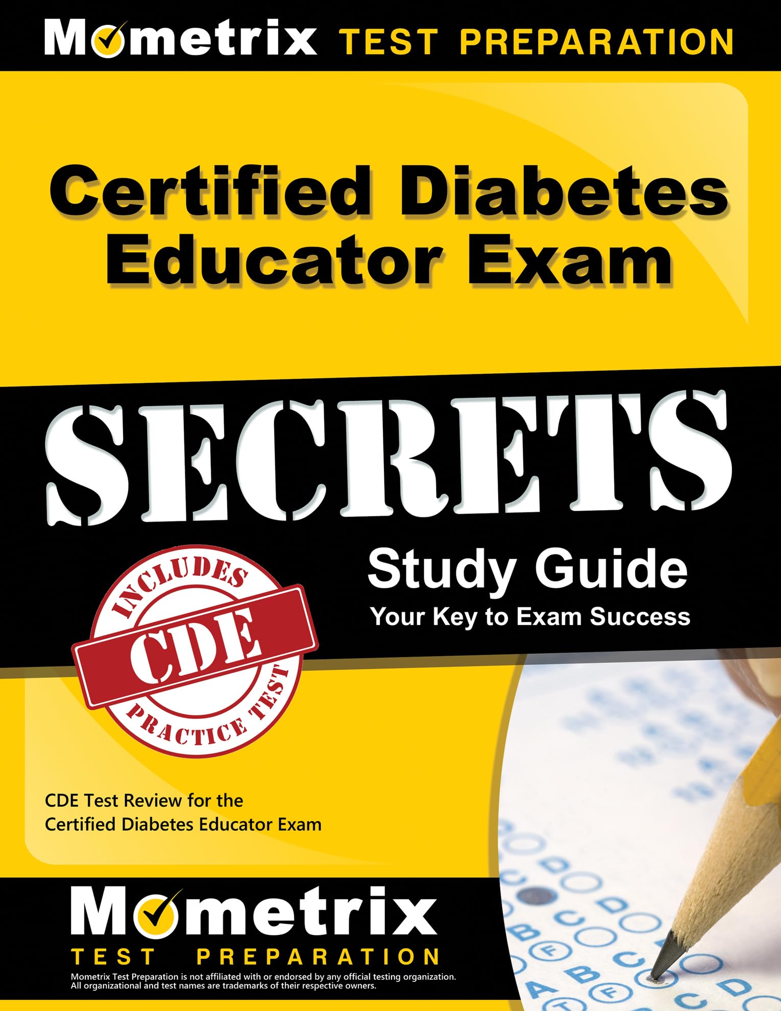 Certified Diabetes Educator Exam Secrets Study Guide — used book cover