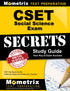 CSET Social Science Exam Secrets Study Guide — used book cover