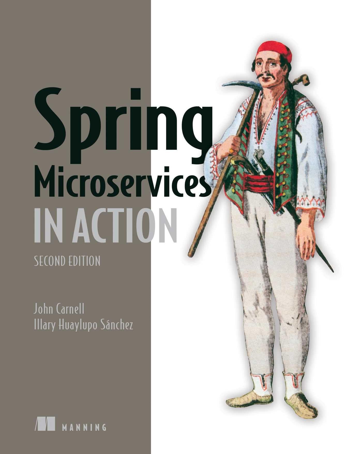 Spring Microservices in Action, Second Edition — used book cover