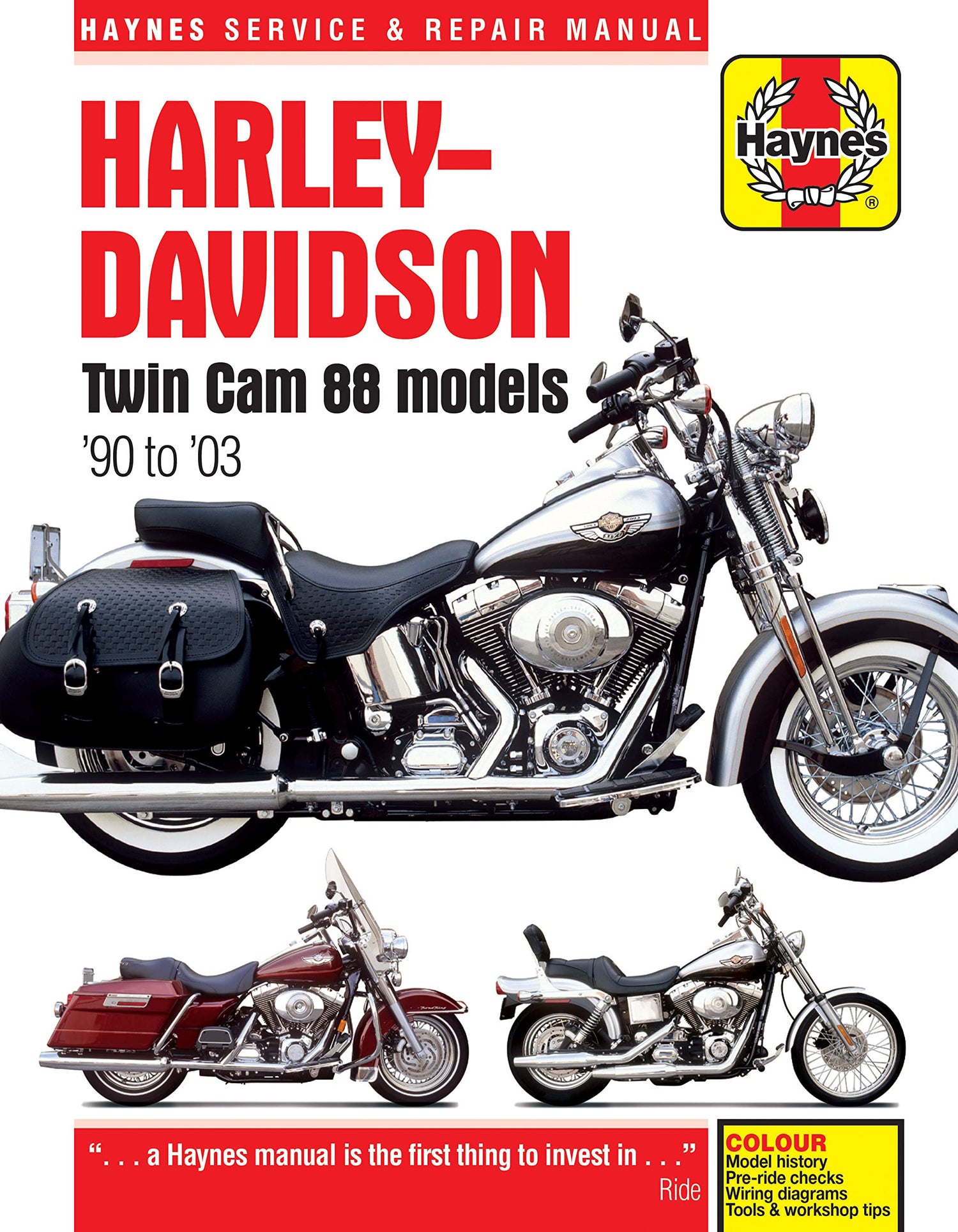 Harley-Davidson Twin Cam 88 Covering Softail (2000-2010), Dyna Glide (1999-2010), Electra Glide/Road King &amp; Road Glide (1999-2010) Haynes Repair Manual (Haynes Powersports)
