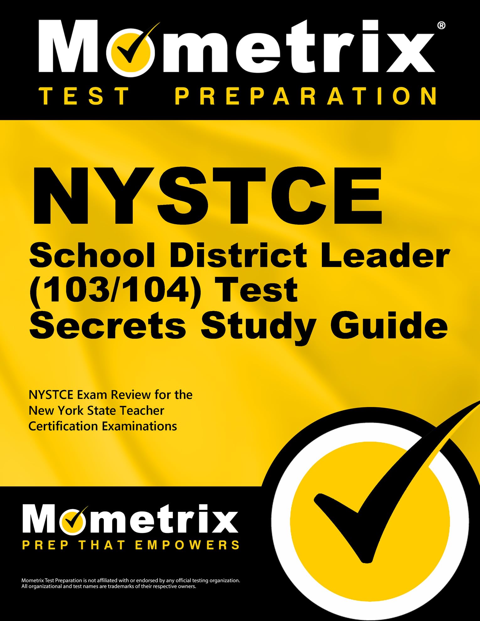 NYSTCE School District Leader (103/104) Test Secrets Study Guide — used book cover
