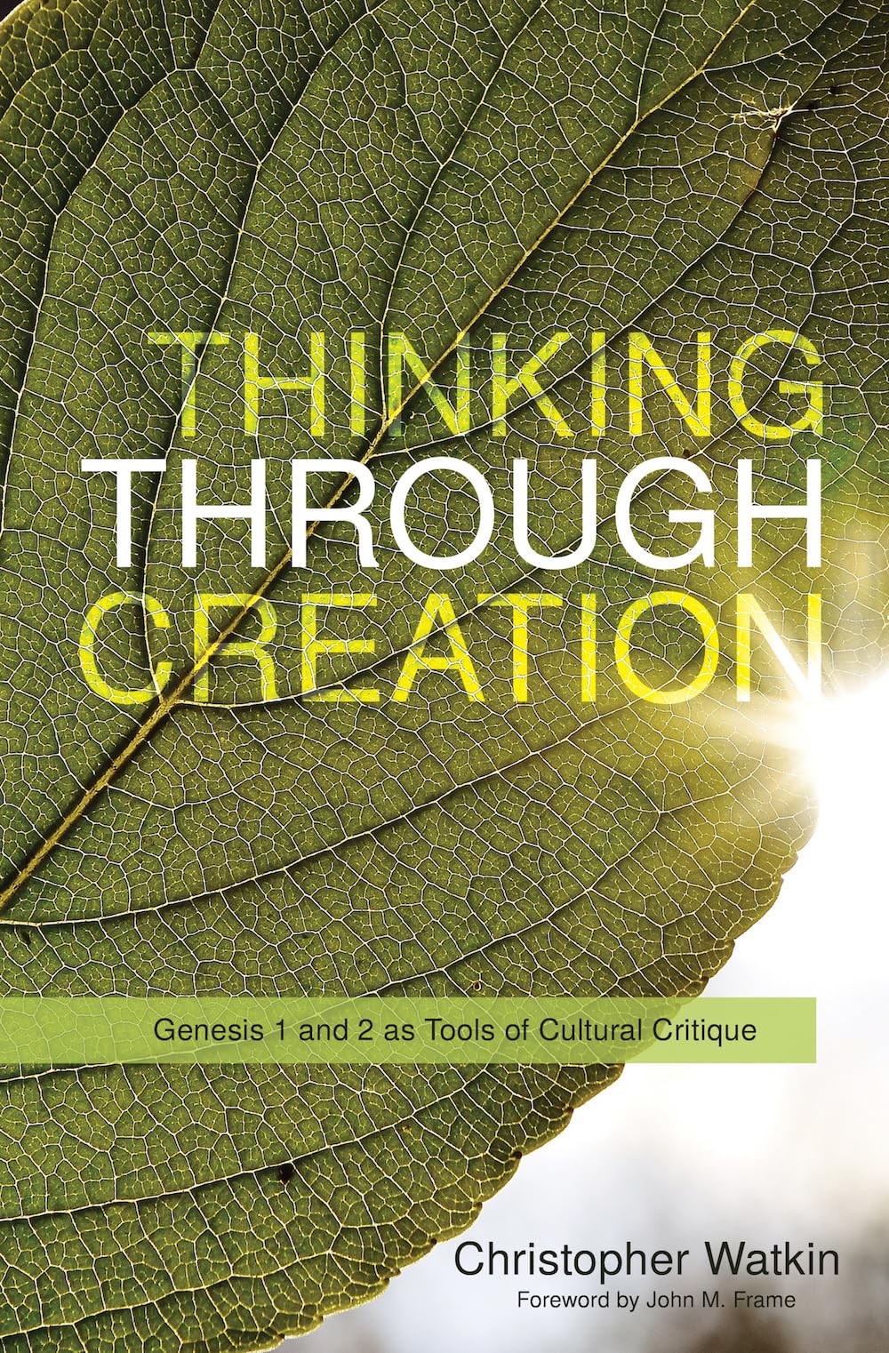 Thinking through Creation — used book cover