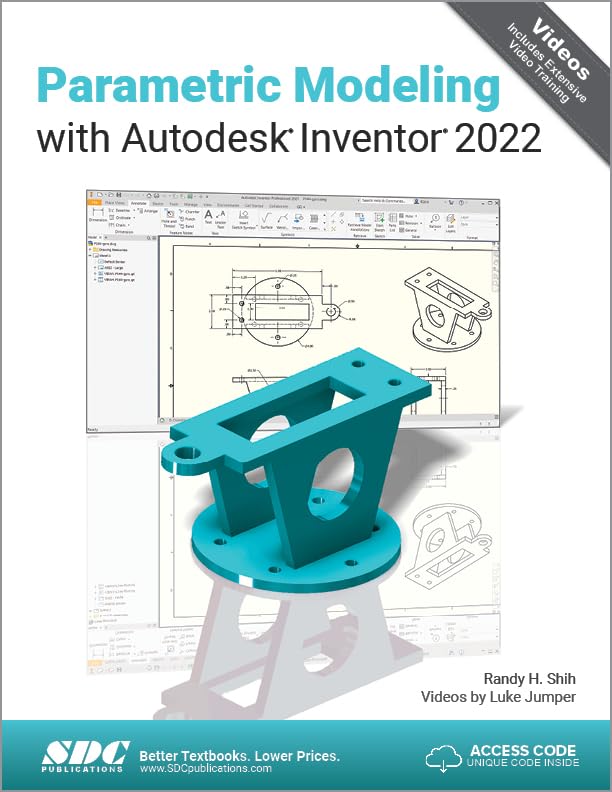 Parametric Modeling with Autodesk Inventor 2022 — used book cover