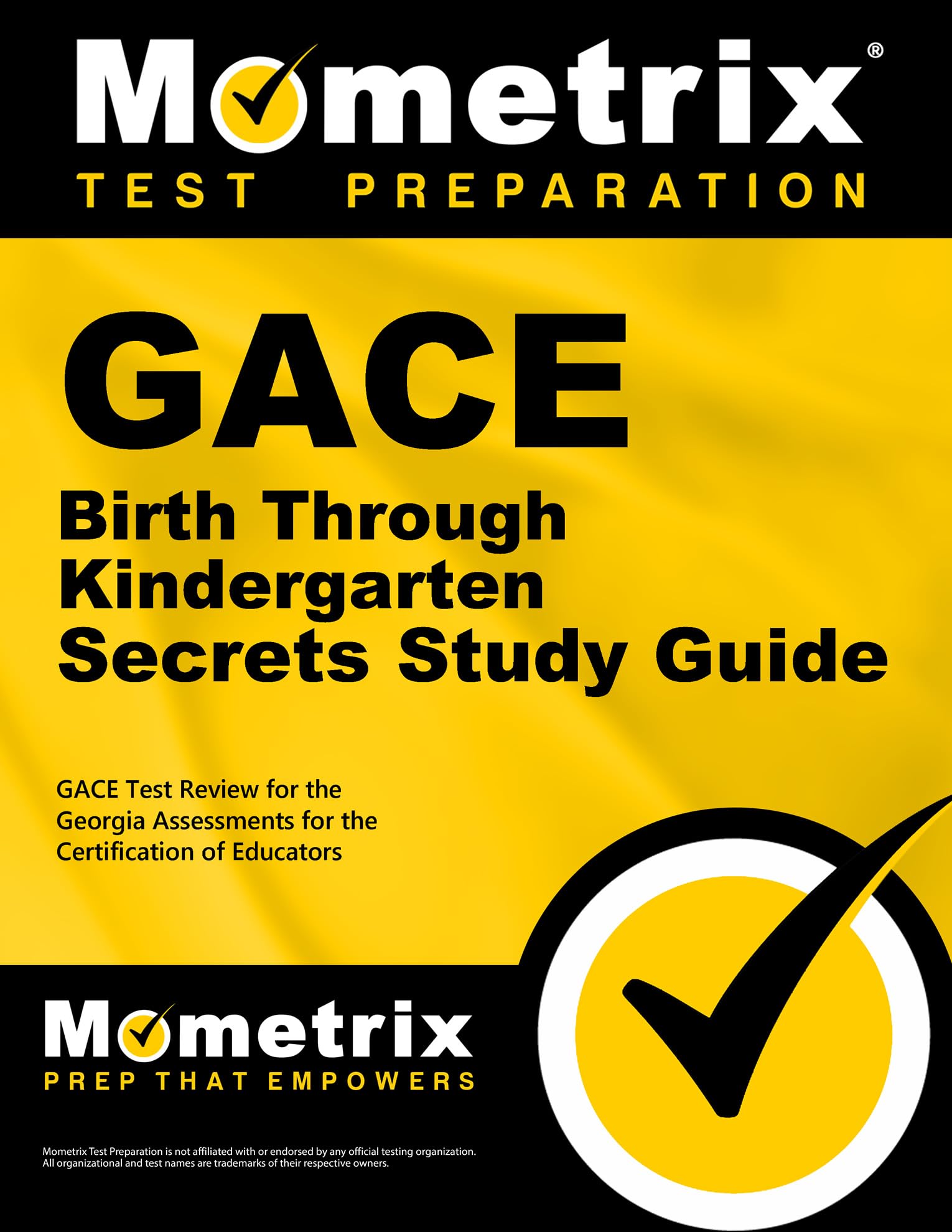 GACE Birth Through Kindergarten Secrets Study Guide — used book cover