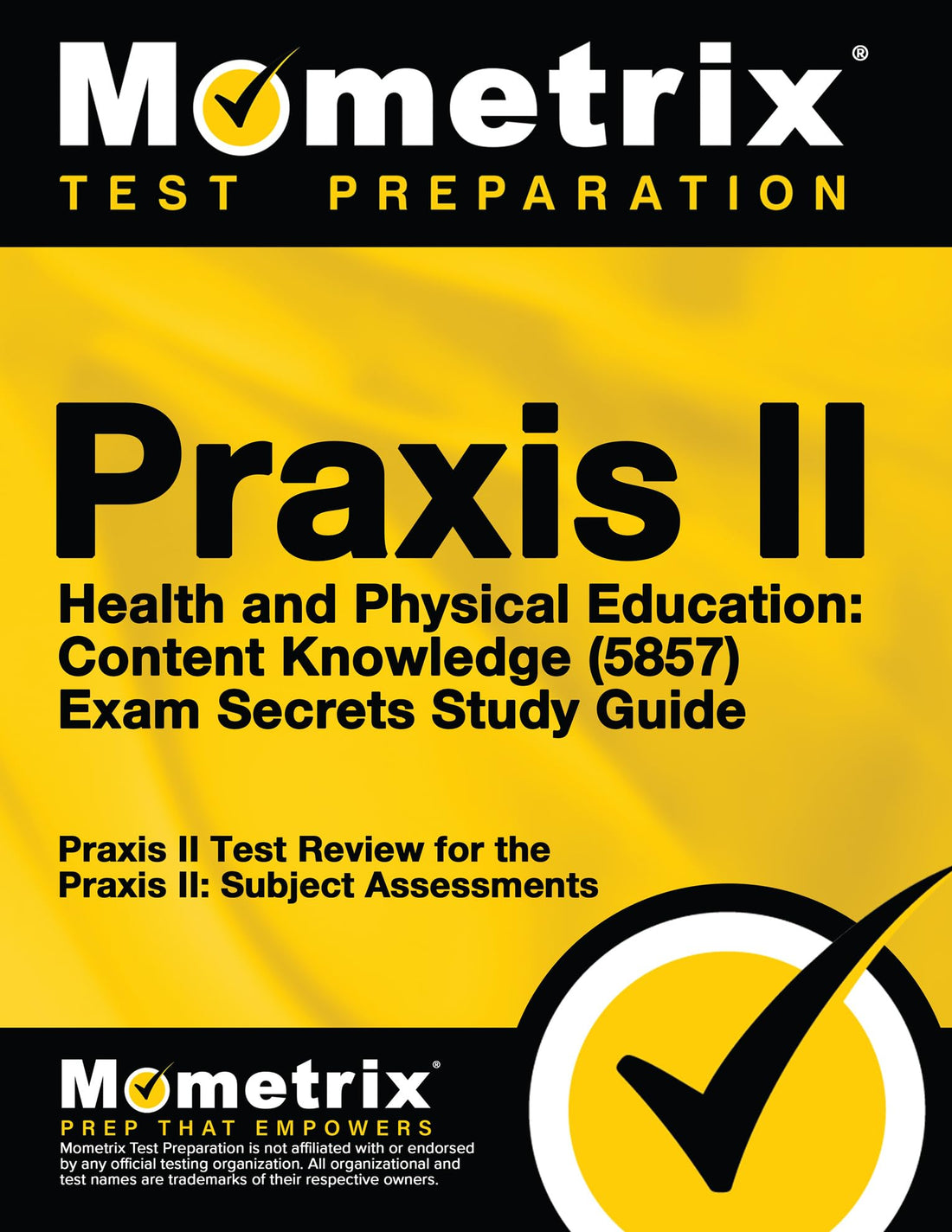 Praxis II Health and Physical Education — used book cover