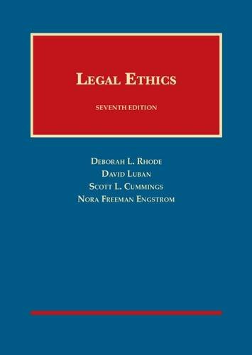 Legal Ethics — used book cover