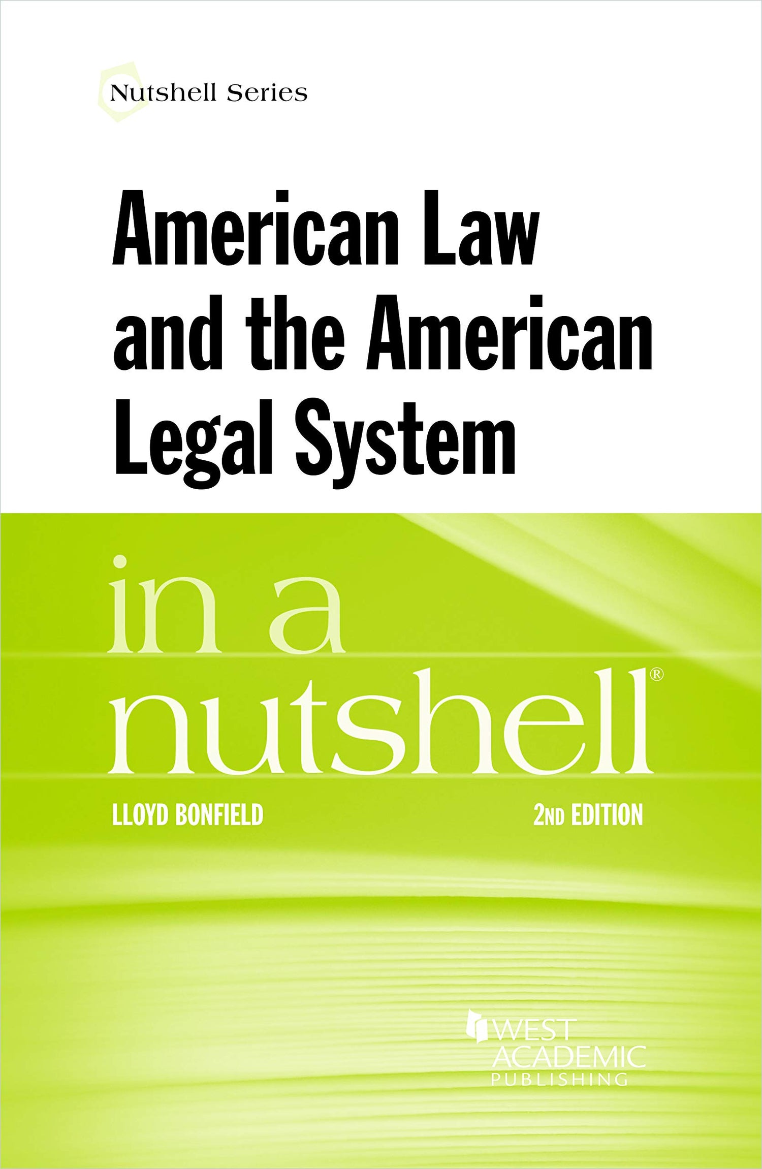 American Law and the American Legal System in a Nutshell — used book cover