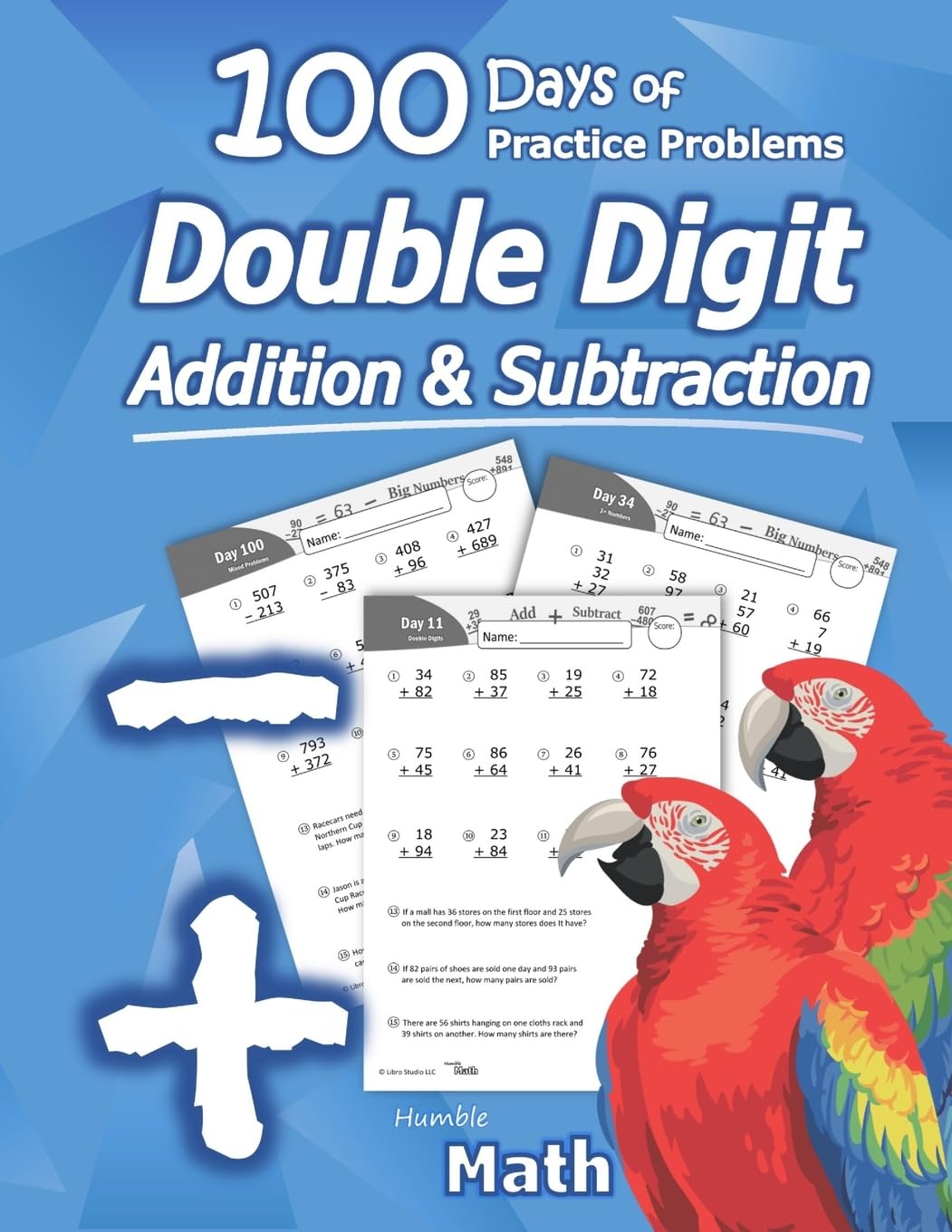 Humble Math - Double Digit Addition &amp; Subtraction — used book cover