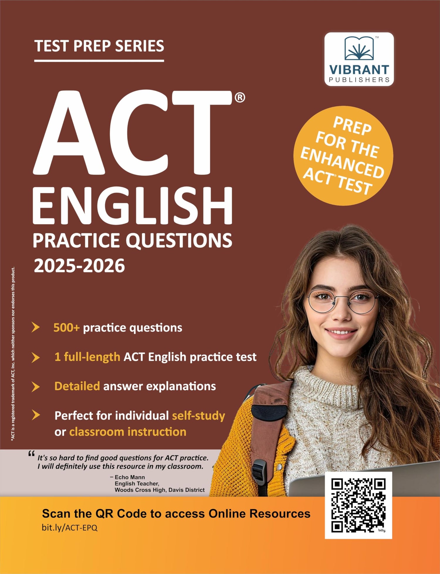 ACT English Practice Questions (Test Prep Series)