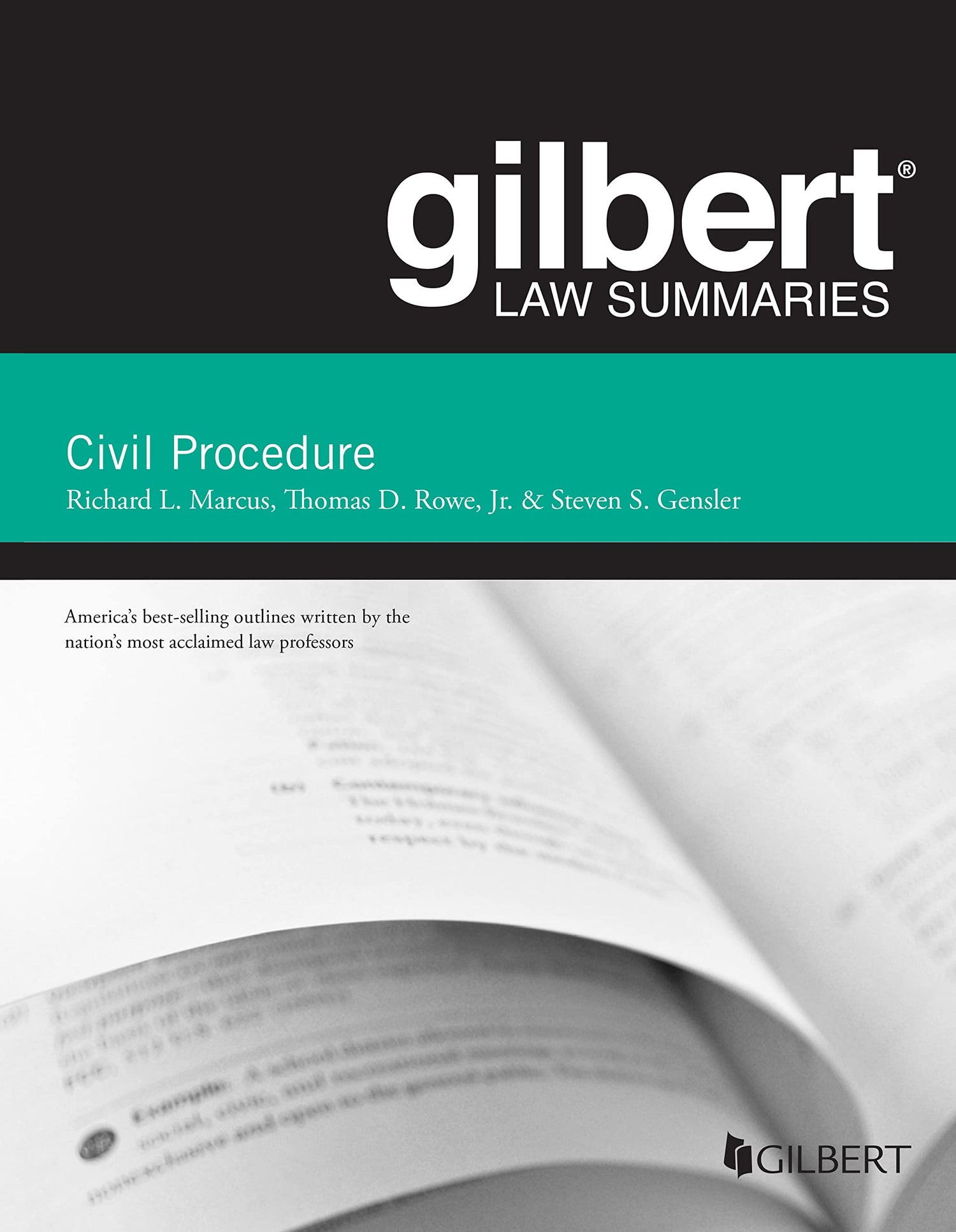 Gilbert Law Summary on Civil Procedure — used book cover
