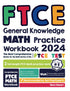 FTCE General Knowledge Math Practice Workbook — used book cover