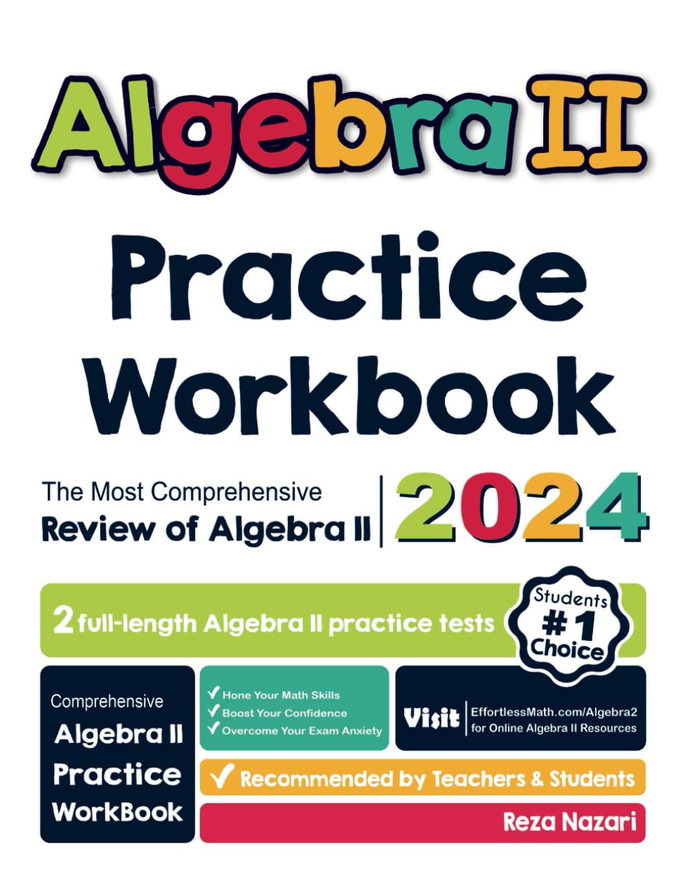 Algebra II Practice Workbook — used book cover