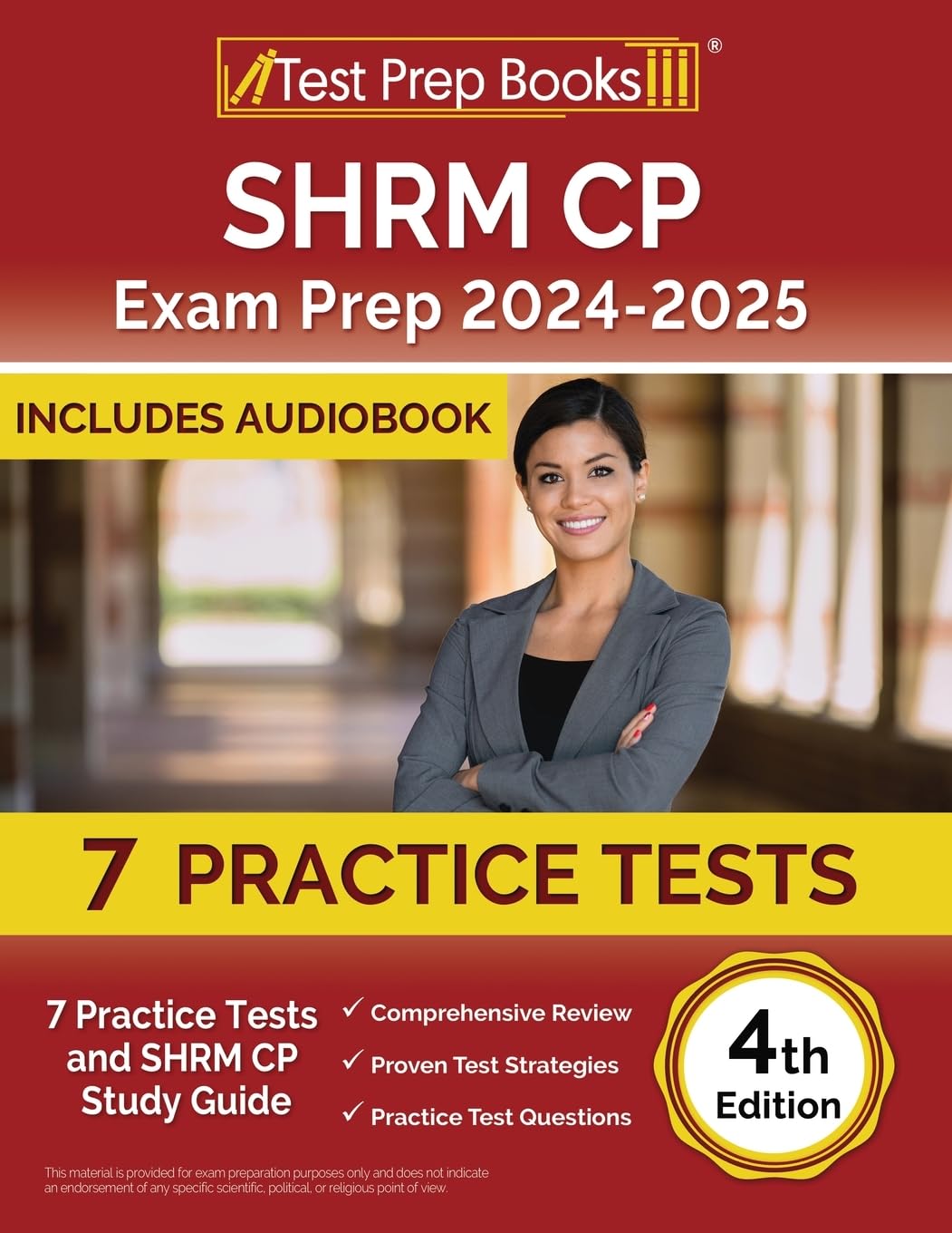 SHRM CP Exam Prep: Practice Tests and SHRM Study Guide: [4th Edition]