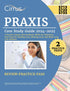 Praxis Core Study Guide 2024-2025 — used book cover