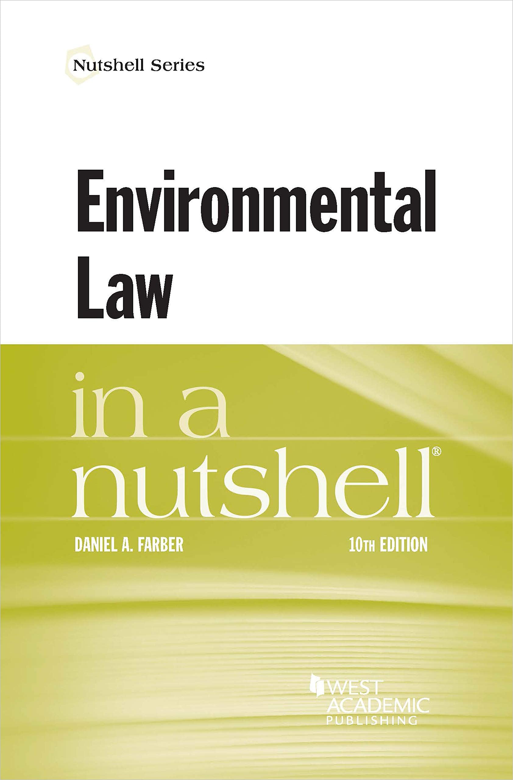 Environmental Law in a Nutshell — used book cover