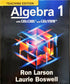 Algebra 1, w/CalcChat and CalcView, Teaching Edition, c.2022, 9781644329870, 1644329875 — used book cover