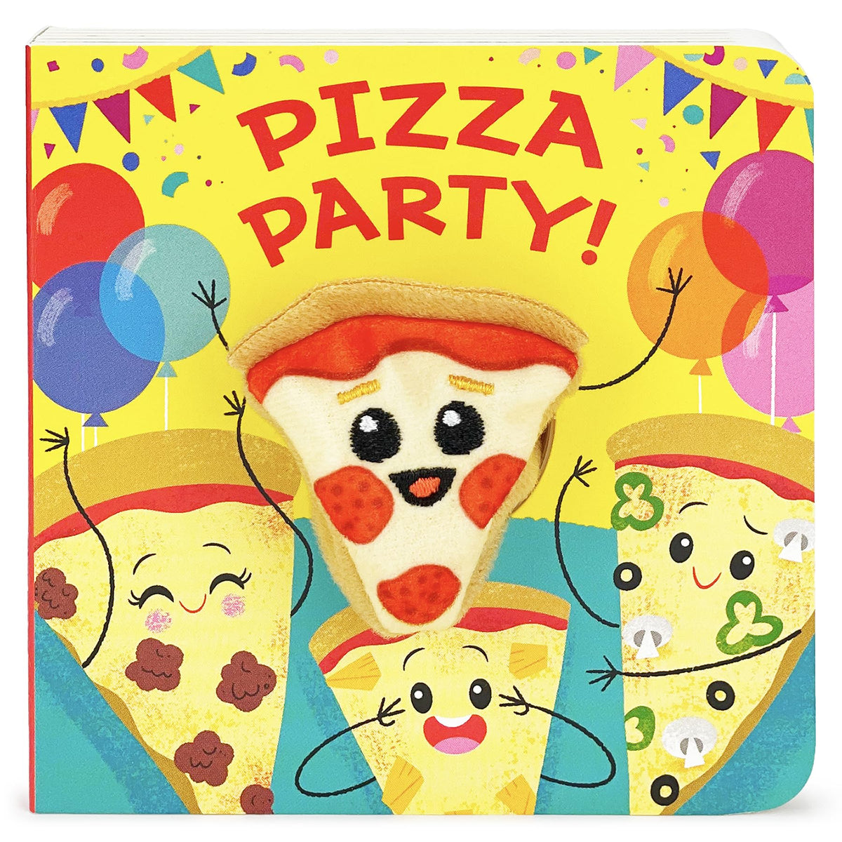 Pizza Party! Finger Puppet Board Book for Little Pizza Lovers, Ages 1-4 (Children&