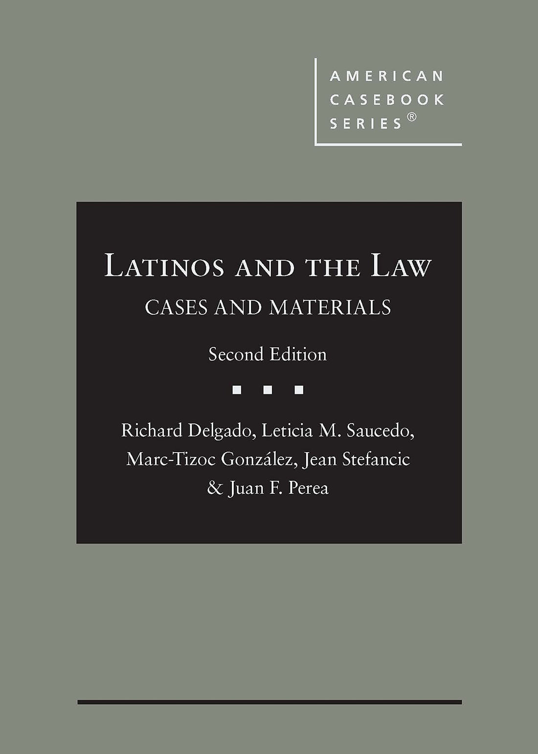 Latinos and the Law — used book cover