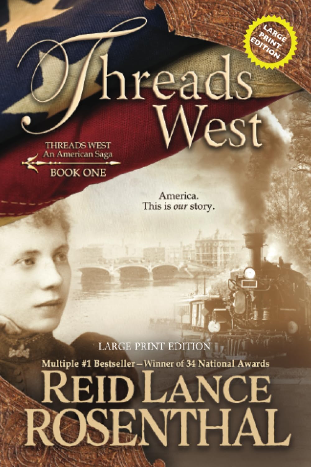 Threads West (Large Print): Large Print Edition