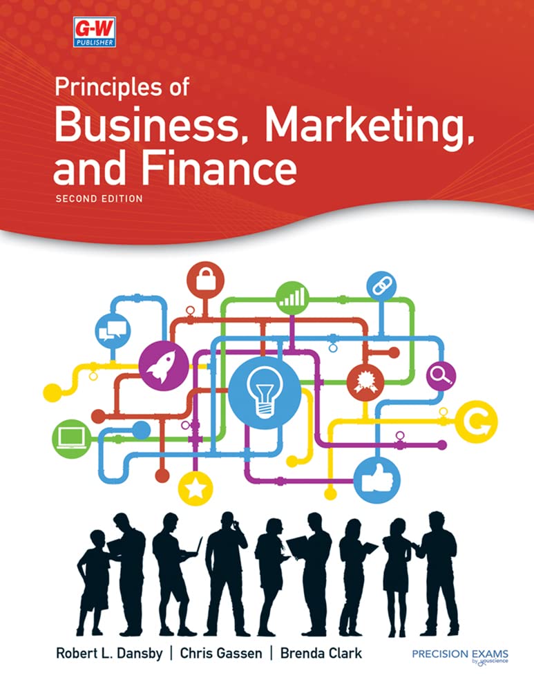 Principles of Business, Marketing, and Finance — used book cover