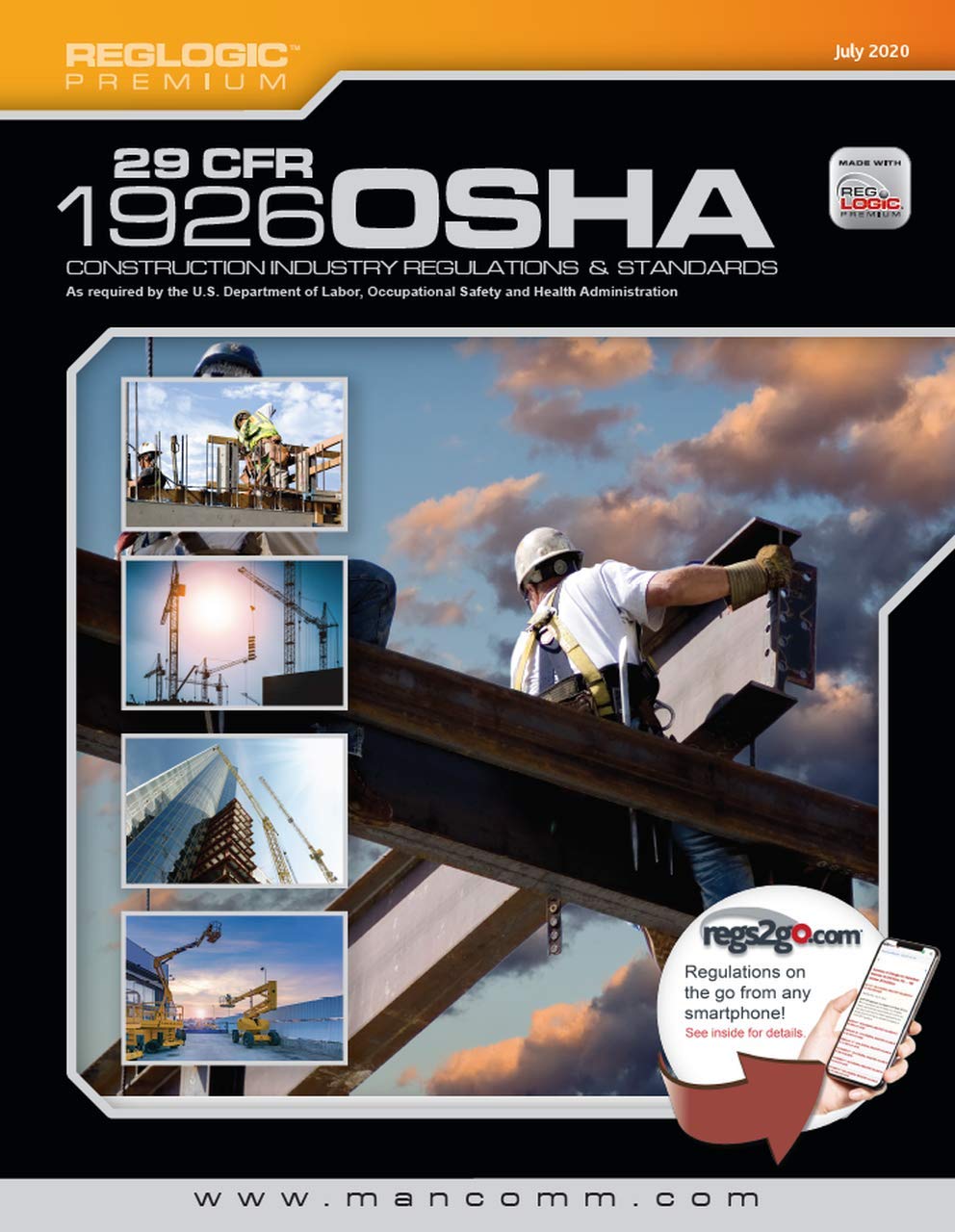 29 CFR 1926 OSHA Construction Industry Regulations &amp; Standards July 2020 Edition