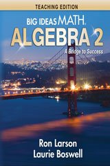Big Ideas Math: A Bridge to Success; Algebra (2)