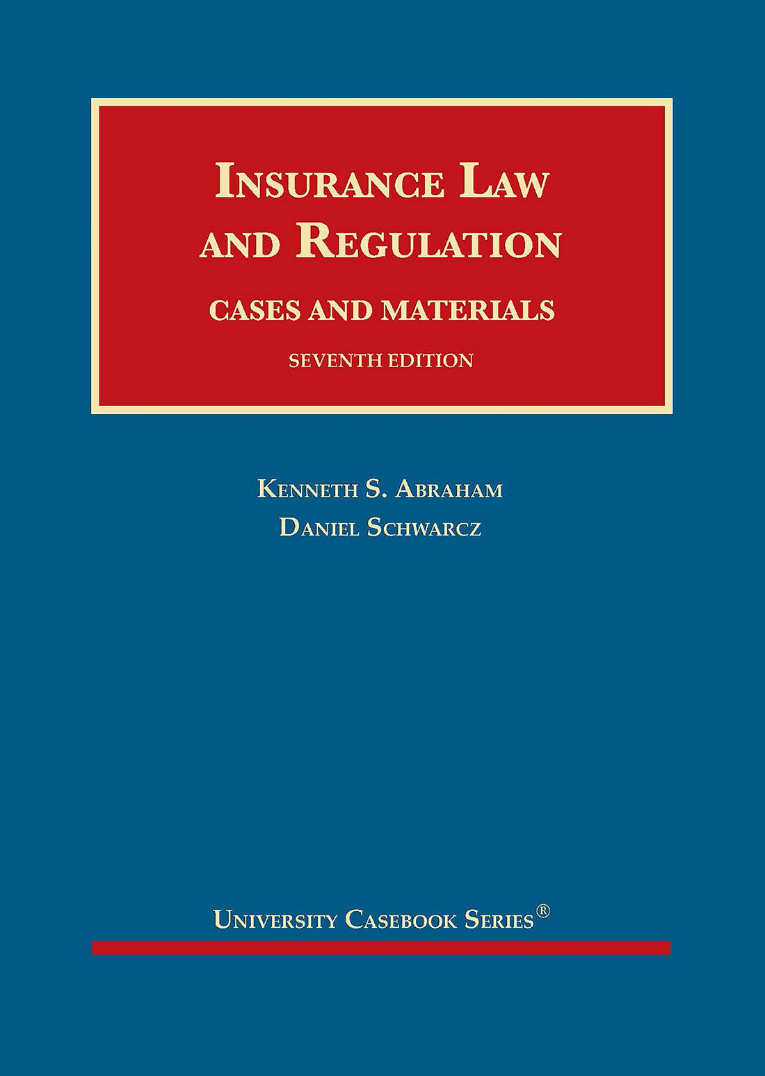 Insurance Law and Regulation, Cases and Materials — used book cover