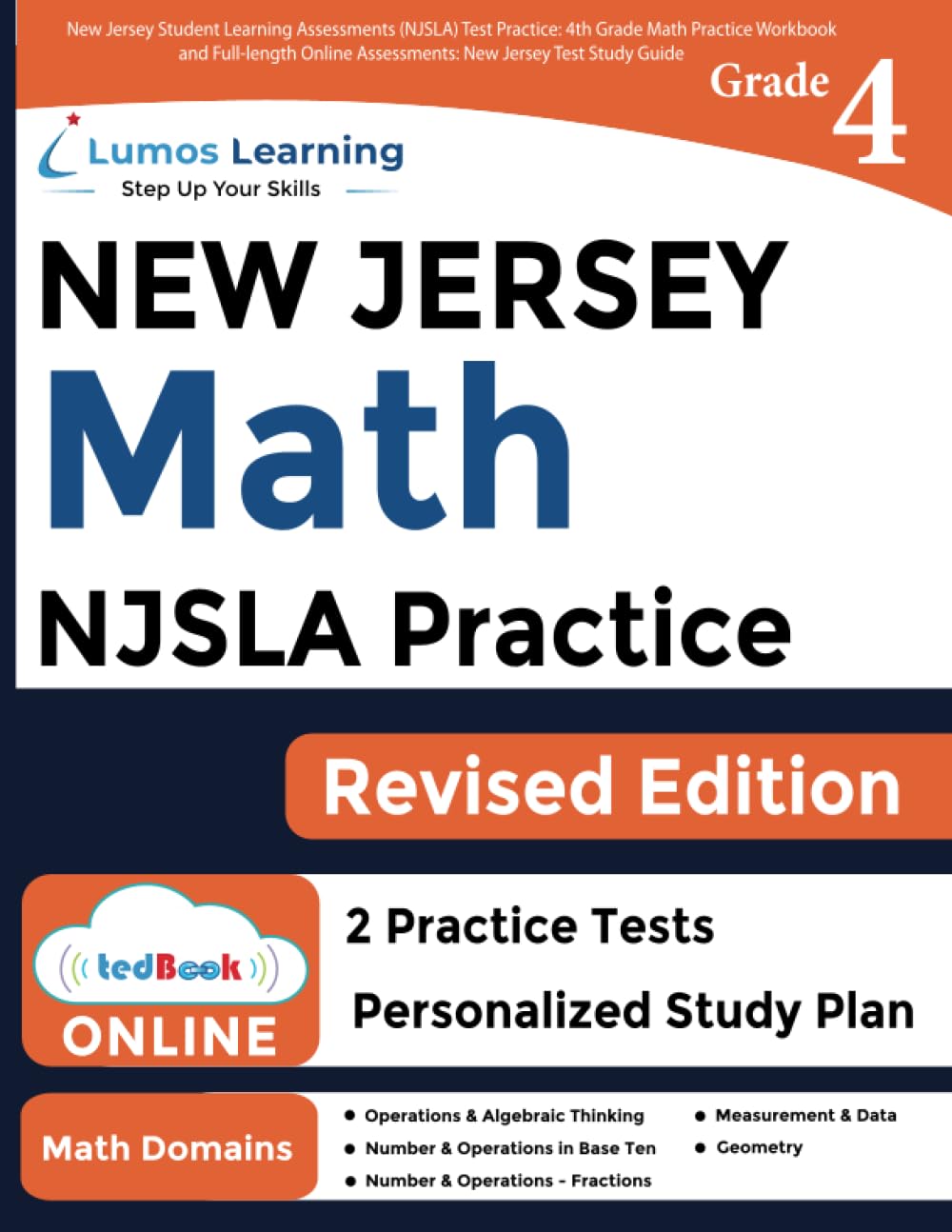 New Jersey Student Learning Assessments (NJSLA) Test Practice — used book cover